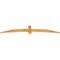 Ekena Millwork Bellingham Rough Sawn Timber Gable Bracket, Western Red Cedar, 84"W x 14"H x 2"D x 4"F, 4/12 Pitch GBW084X14X0204BEL00RWR - alternate 3